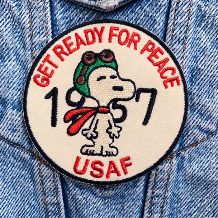 Snoopy Get Ready For Peace Patch - Image 2