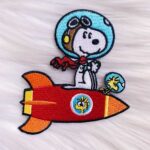 Snoopy Space Rocket Patch