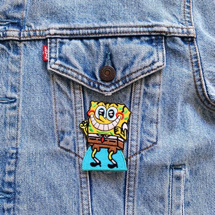 Excited Spongebob Patch - Image 3