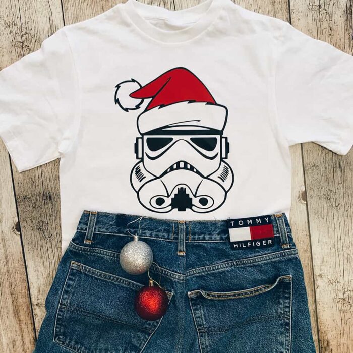Stormtrooper Christmas T-Shirt - Image 2