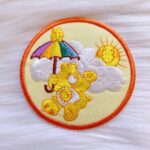 Round Sunshine Care Bear Patch