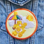 Round Sunshine Care Bear Patch - Image 2
