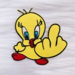 Tweety Middle Finger Patch