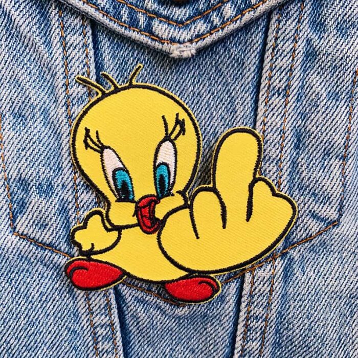 Tweety Middle Finger Patch - Image 2