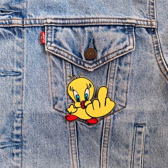 Tweety Middle Finger Patch - Image 3