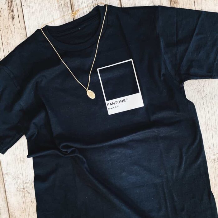 Pantone Black T-Shirt - Image 2