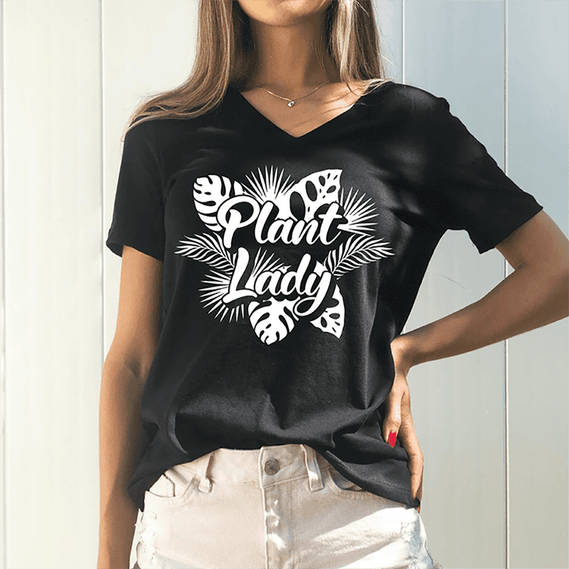 plant lady 2 Plant Lady T-Shirt - Image 1