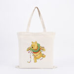 Pooh Bear Christmas Lights Tote Bag