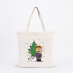 Snoopy & Charlie Festive Tote Bag