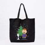 Snoopy & Charlie Festive Tote Bag - Image 2