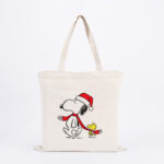 Snoopy & Woodstock Christmas Tote Bag
