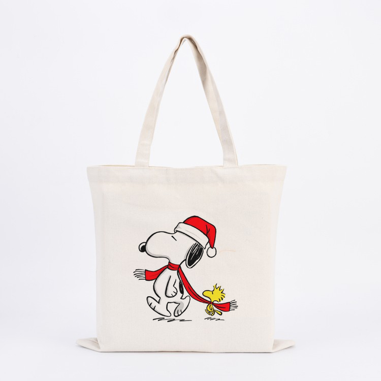 totebag 33 Snoopy & Woodstock Christmas Tote Bag - Image 1
