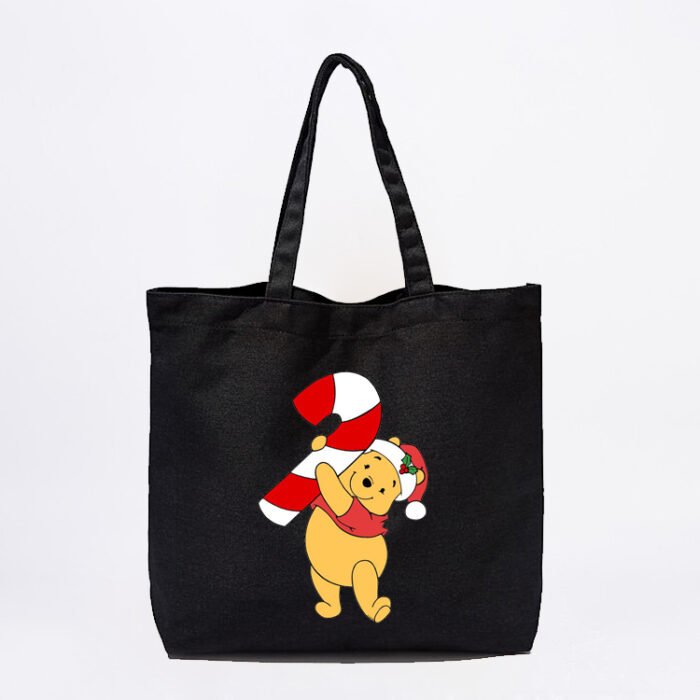 Winnie The Pooh Candy Cane Tote Bag - Image 2