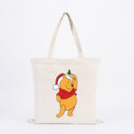 Mistletoe Pooh Bear Tote Bag