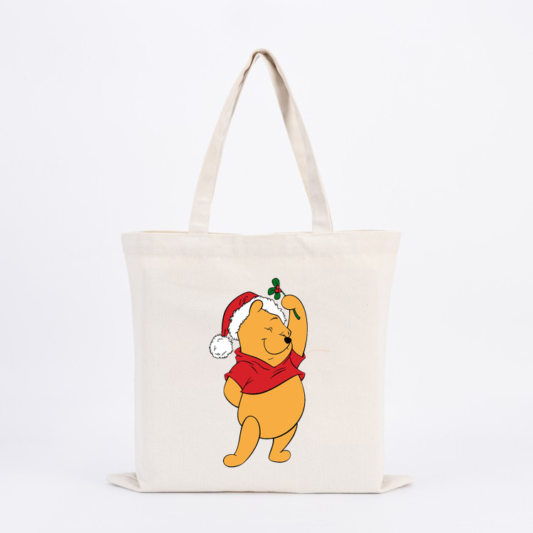 totebag 41 Mistletoe Pooh Bear Tote Bag - Image 1
