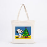 Snoopy Christmas Tree Tote Bag