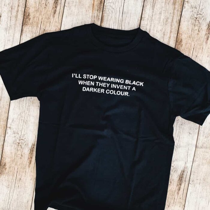 Wearing Black T-Shirt - Image 3