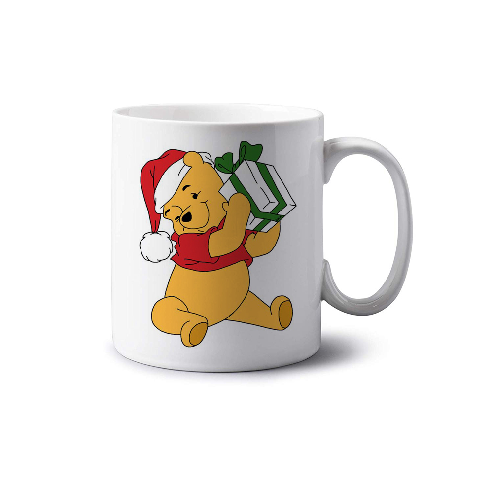 MUG 76 Pooh Bear Christmas Mug - Image 1
