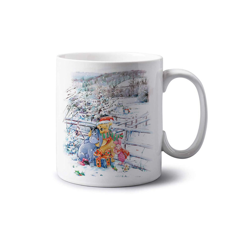 mug 51 Pooh & Friends Christmas Mug - Image 1