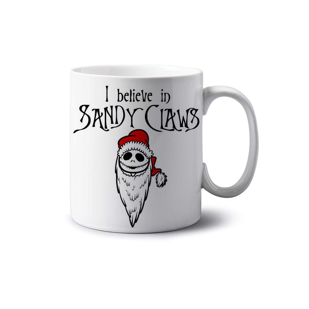mug 57 I Believe in Sandy Claws Mug - Image 1