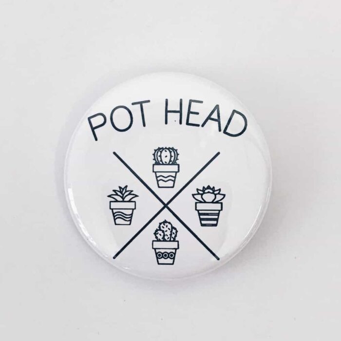 Pot Head Badge/Magnet - Image 2