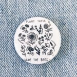 Plant These Save Bees Badge/Magnet
