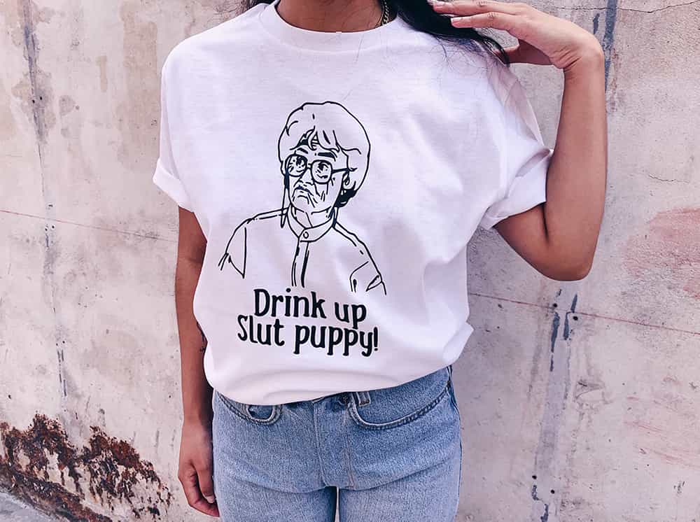Drink Up Slut Puppy T-Shirt Drink Up Slut Puppy T-Shirt