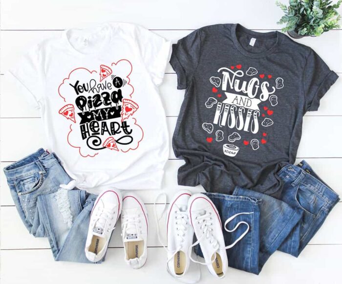 Foodie Matching Valentine's T-Shirts