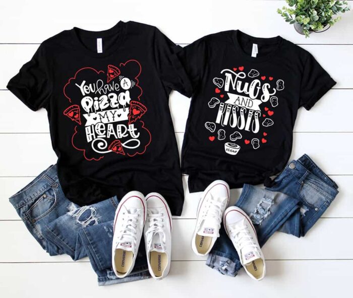 Foodie Matching Valentine's T-Shirts