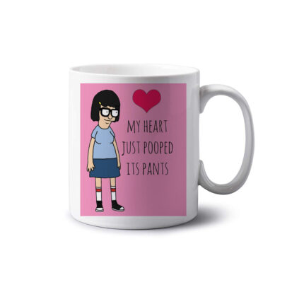 Tina Heart Pooped Mug