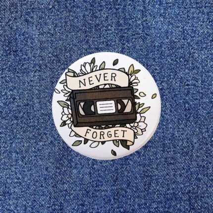 never forget badge