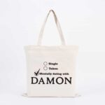 Mentally Dating with Damon Tote Bag