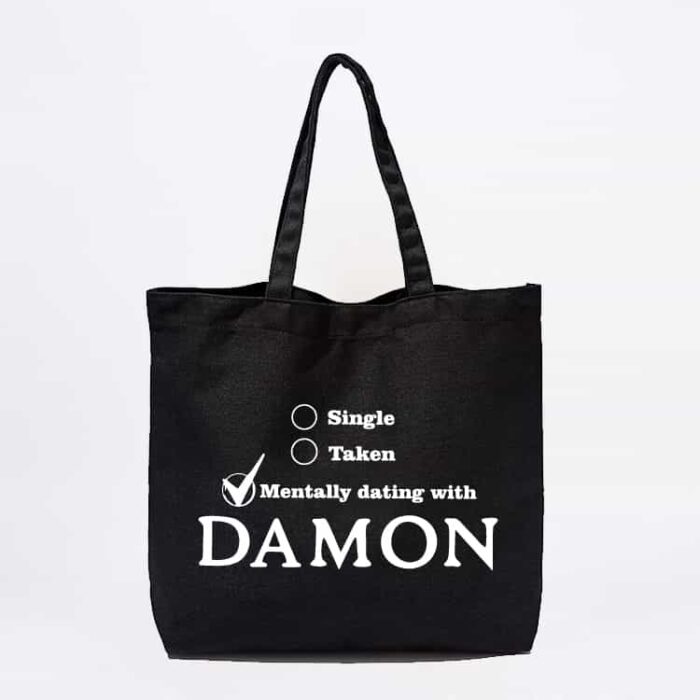 Mentally Dating with Damon Tote Bag