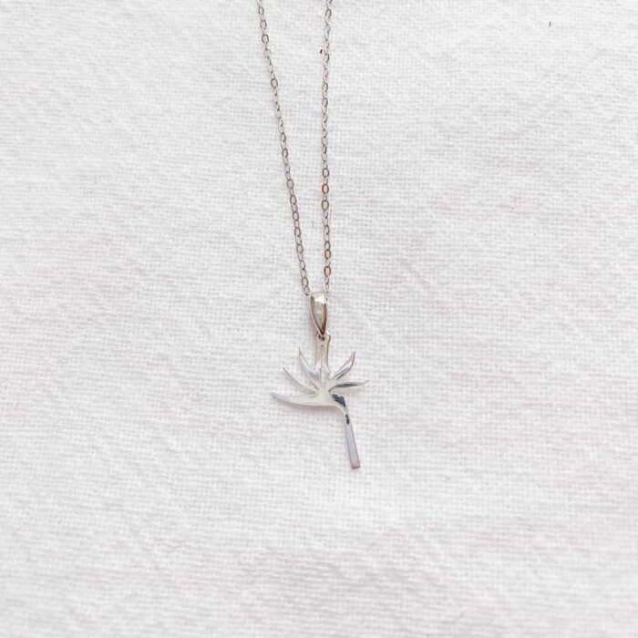 Crane Flower Necklace