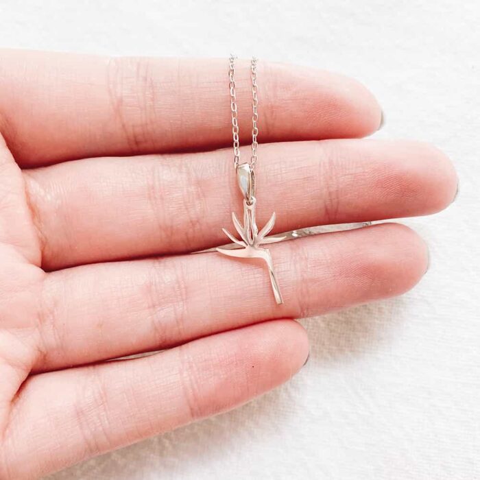 Crane Flower Necklace