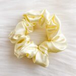 Off-White Satin Scrunchy