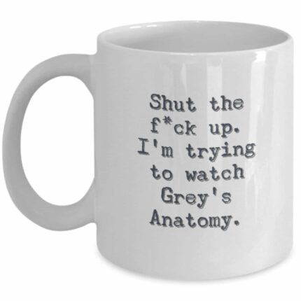 Trying to Watch Greys Anatomy Mug