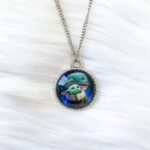 Double Yoda Glass Necklace