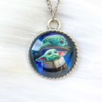 Double Yoda Glass Necklace - Image 2