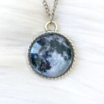 Full Moon Glass Necklace