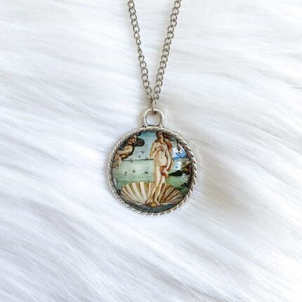 Birth of Venus Glass Necklace