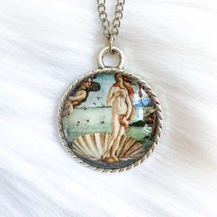 Birth of Venus Glass Necklace