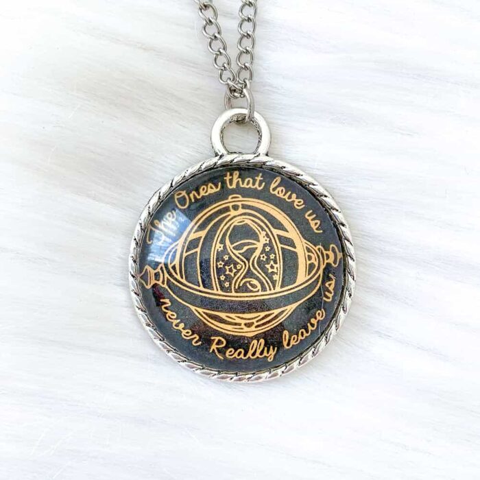 The Ones That Love Us Glass Necklace