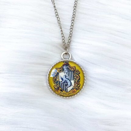 Hufflepuff Glass Necklace
