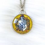 Hufflepuff Glass Necklace