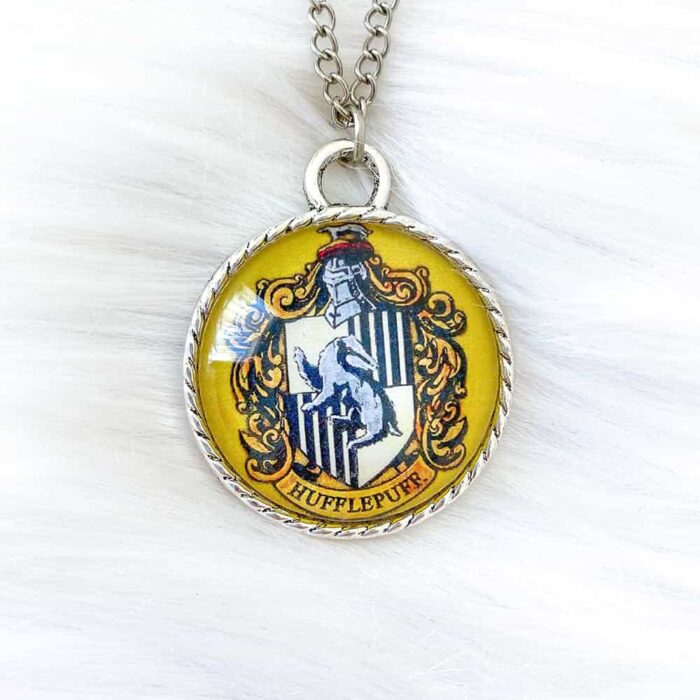 Hufflepuff Glass Necklace