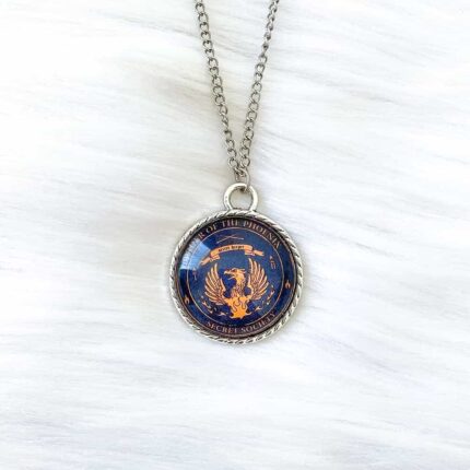 Order of The Phoenix Glass Necklace