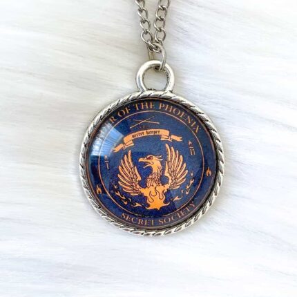 Order of The Phoenix Glass Necklace