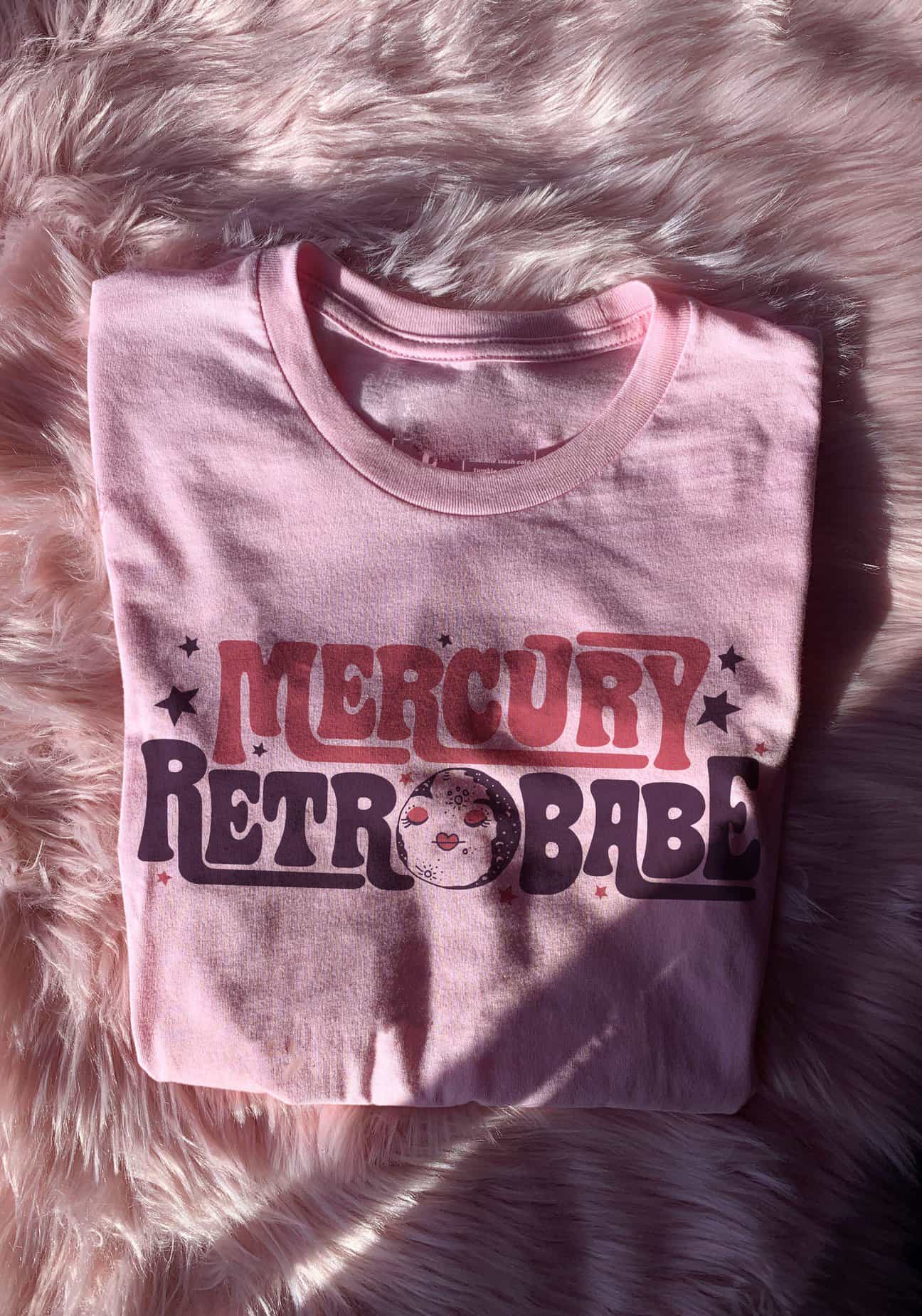 retrobabe 1 Mercury in RetroBabe T-Shirt - Image 1