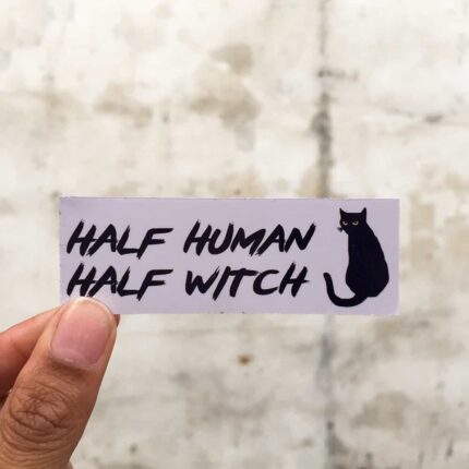 Half Human Half Witch Sticker
